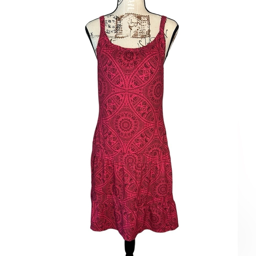 Prana Red Midi Dress